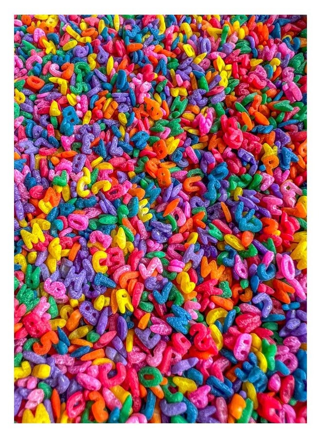 Sensory-N-Stuff Pasta Sensory Bin Filler for Sensory Table - Colored Pasta for Sensory Play (Rainbow Alphabet Pasta, 4 Cup) - Image 1